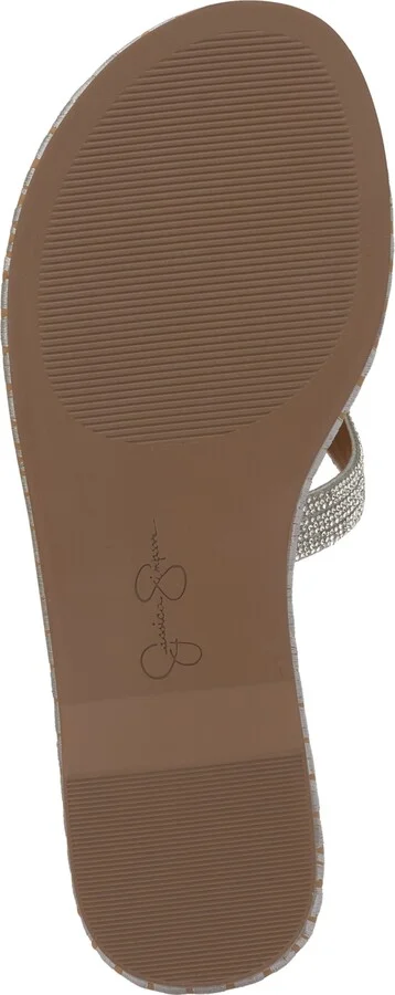 Jessica Simpson Women's Bria Rhinestone Slide Sandals - Image 9