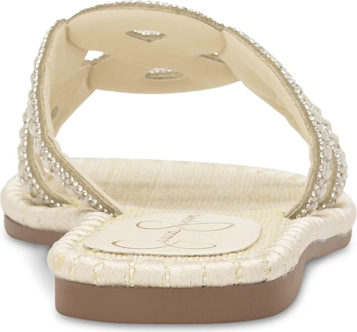 Jessica Simpson Women's Bria Rhinestone Slide Sandals - Image 11