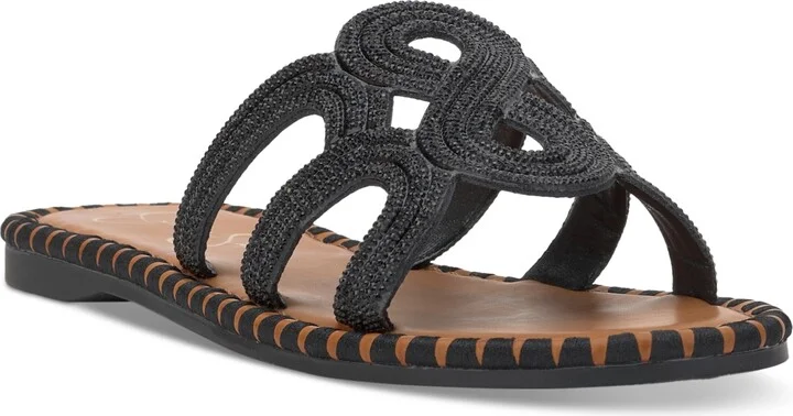 Jessica Simpson Women's Bria Rhinestone Slide Sandals