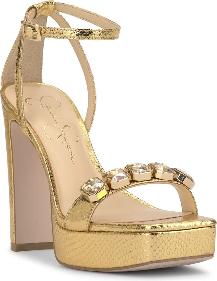Jessica Simpson Women's Callirah Ankle-Strap Platform Sandals