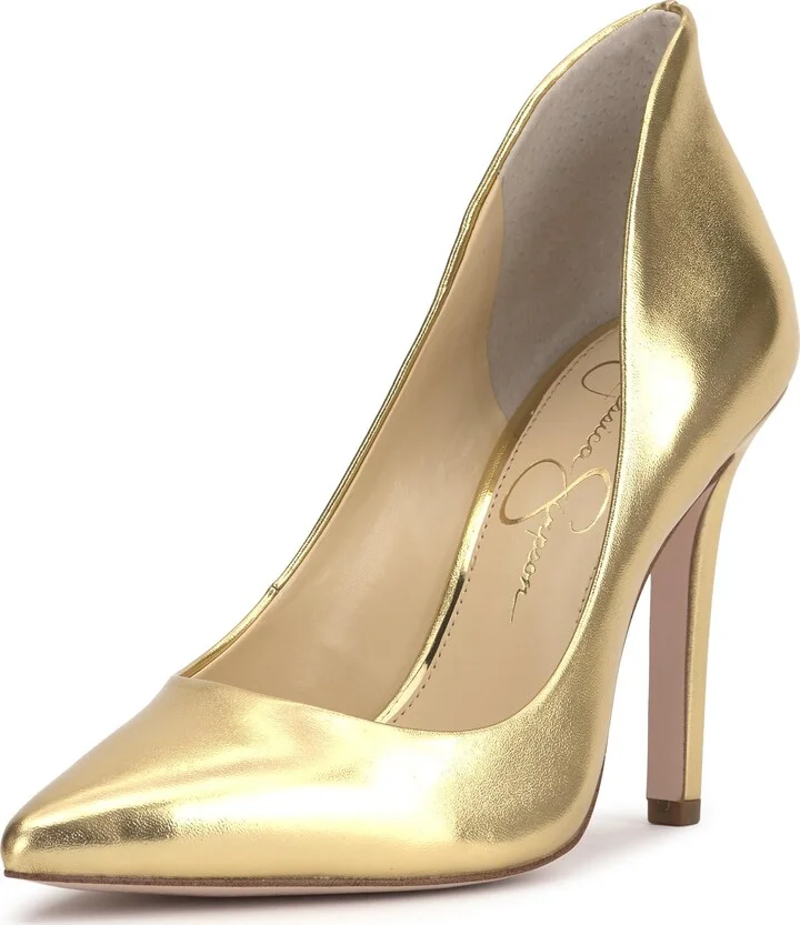 Gold Metallic Nappa Pu