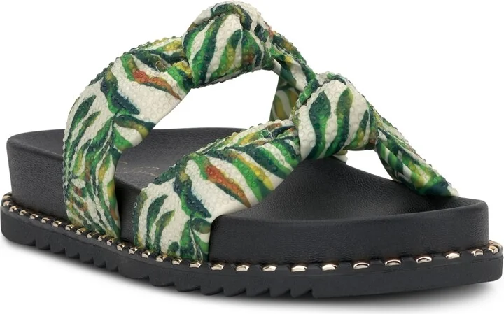 Green Multi Satin