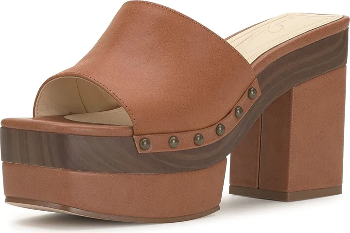 Jessica Simpson Women's Charlete Block Heel Platform Mule Wedge Sandal