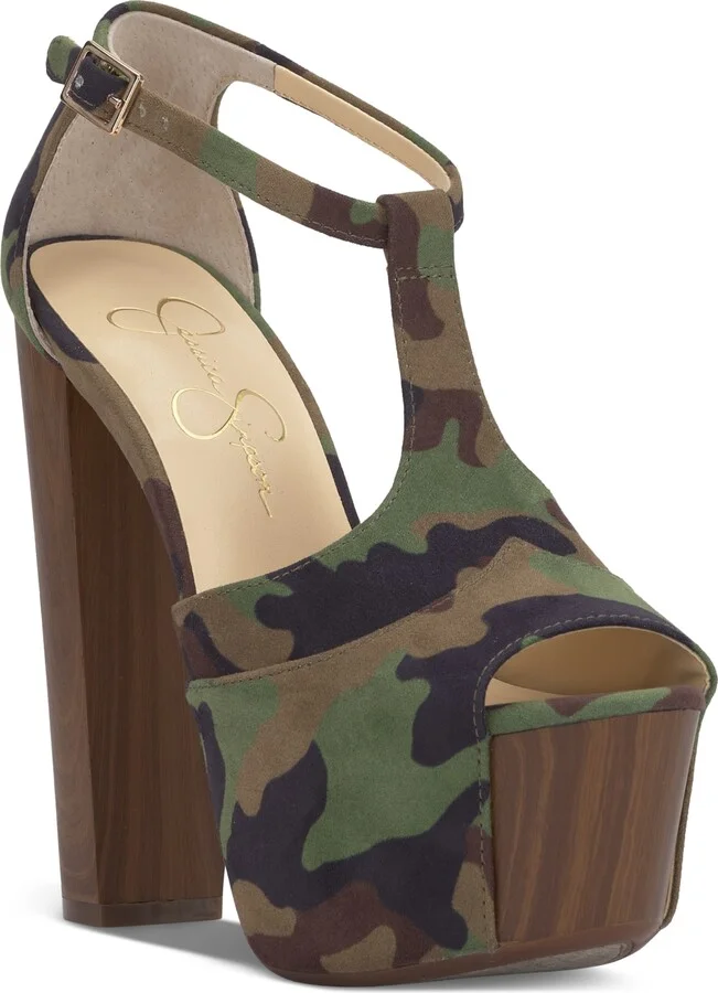Jessica Simpson Women's Dany Platform Block-Heel Sandals