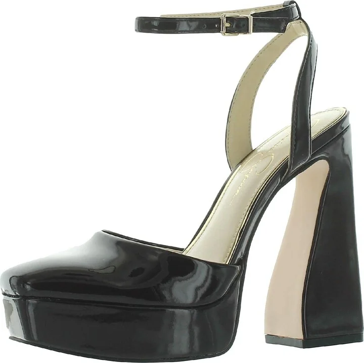 Jessica Simpson Women's Deirae Platform Ankle Strap Pump