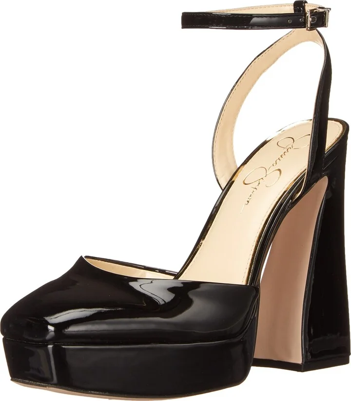 Jessica Simpson Women's Deirae Platform Ankle Strap Pump