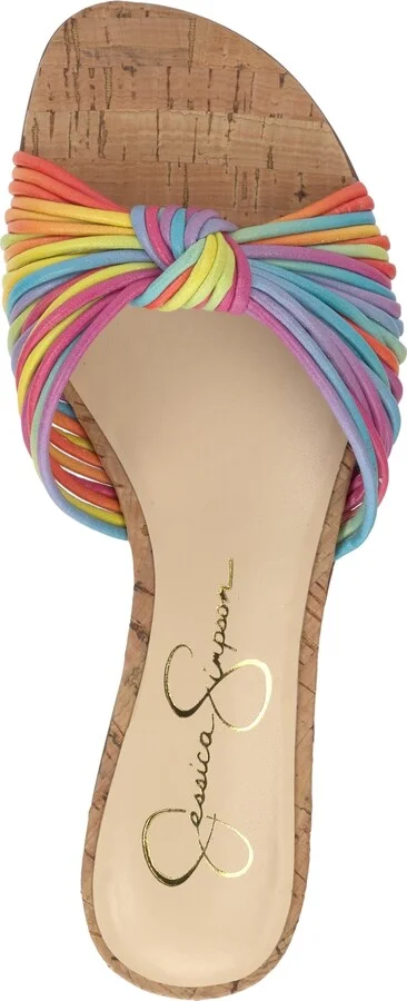 Jessica Simpson Women's Dydra Knotted Strappy Flat Sandals - Image 4