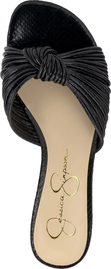 Jessica Simpson Women's Dydra Knotted Strappy Flat Sandals - Image 8