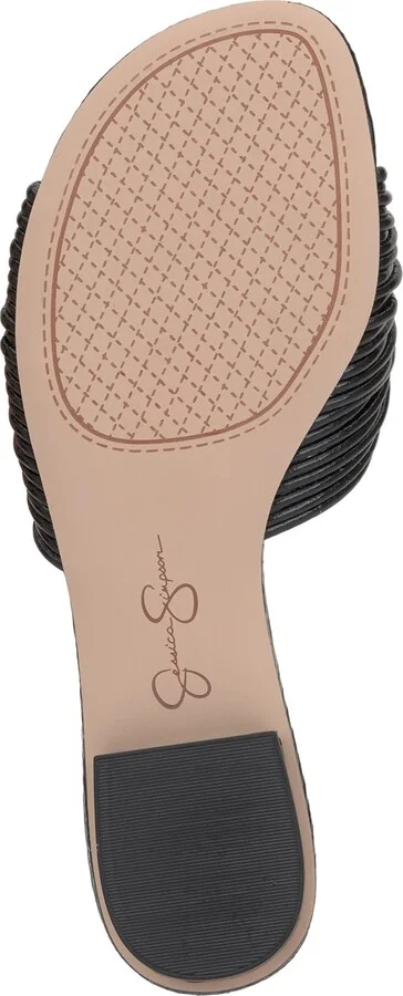 Jessica Simpson Women's Dydra Knotted Strappy Flat Sandals - Image 9