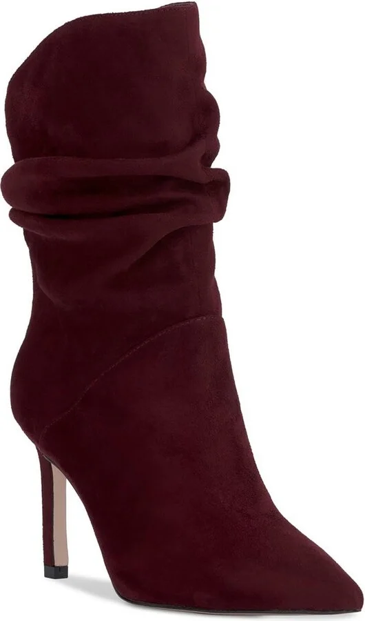 Jessica Simpson Womens Elisti Pull On Mid-Calf Boots Red 6.5 Medium (B