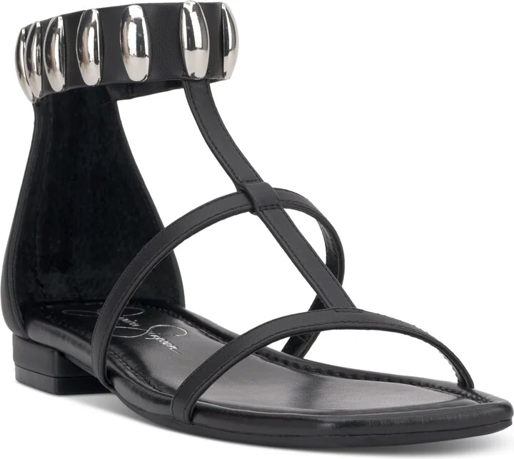 Jessica Simpson Women's Elusta Studded Gladiator Sandals