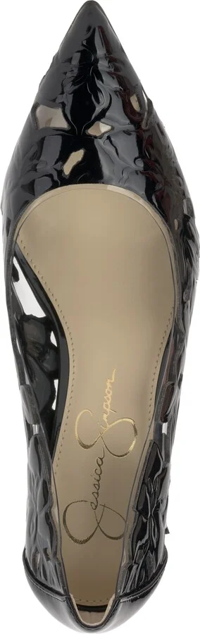 Jessica Simpson Women's Erinia Cutout Floral Pumps - Image 4
