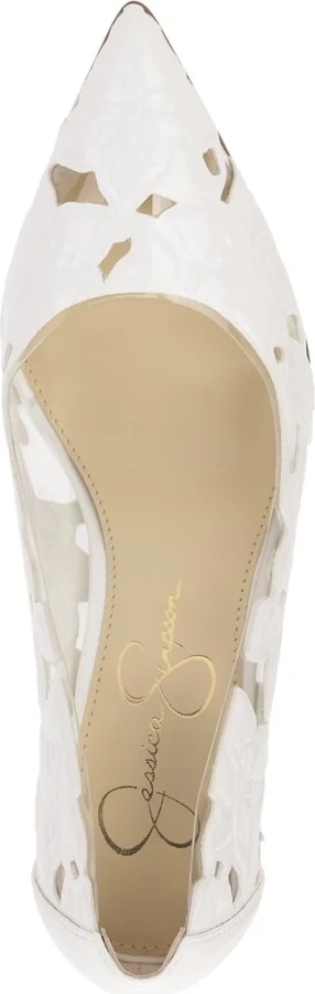 Jessica Simpson Women's Erinia Cutout Floral Pumps - Image 8