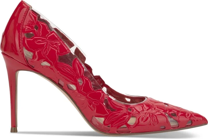 Jessica Simpson Women's Erinia Cutout Floral Pumps - Image 10