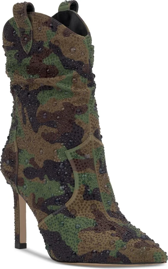 Green Multi Camo Shimmer