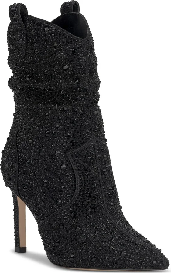 Jessica Simpson Women's Evgena Stiletto Western Booties