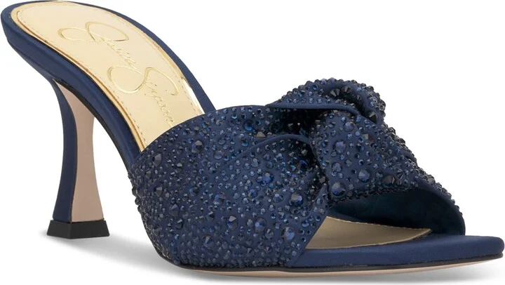 Navy Baby Satin
