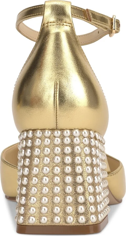 Jessica Simpson Women's Fulian Ankle-Strap Block-Heel Pumps - Image 3