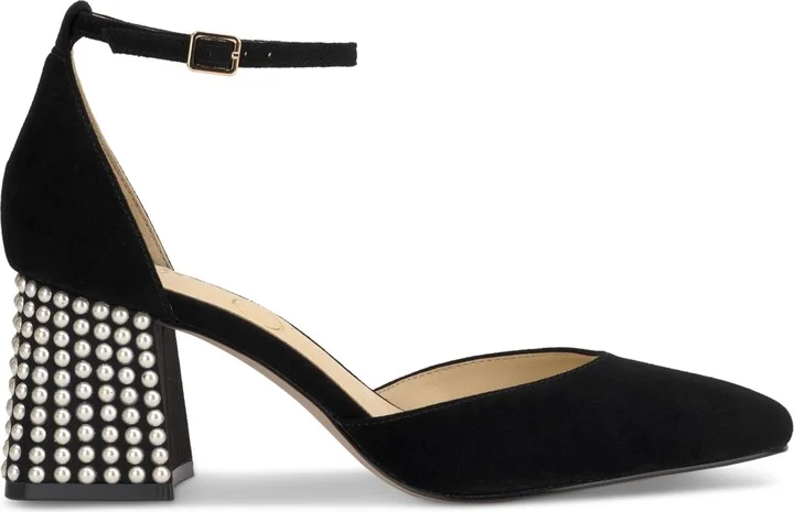 Jessica Simpson Women's Fulian Ankle-Strap Block-Heel Pumps - Image 10