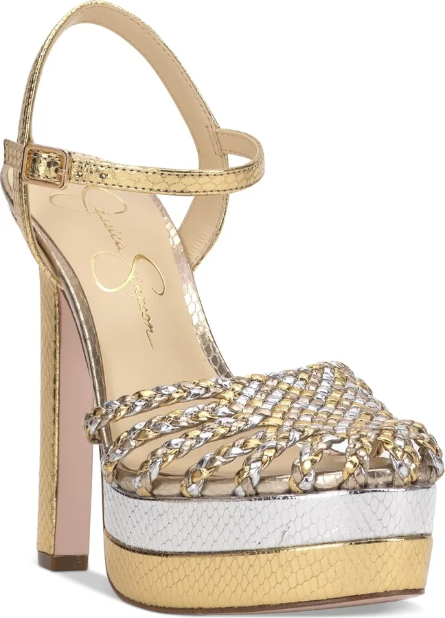 Silver,gold Metallic Multi