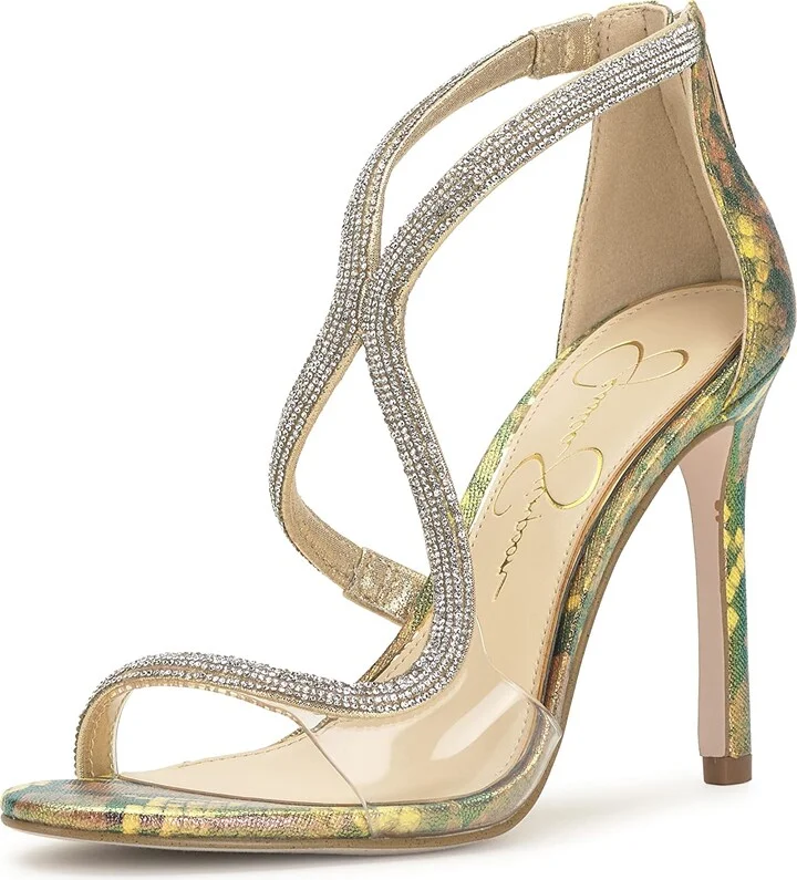 Jessica Simpson Women's Jacory Embellished Heeled Sandal