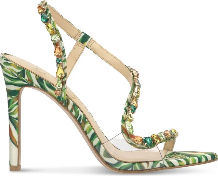 Jessica Simpson Women's Jaycin Barely-There Rhinestone Evening Sandals - Image 10