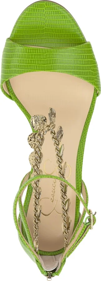Jessica Simpson Women's Jetser Embellished Chain Dress Sandals - Image 4