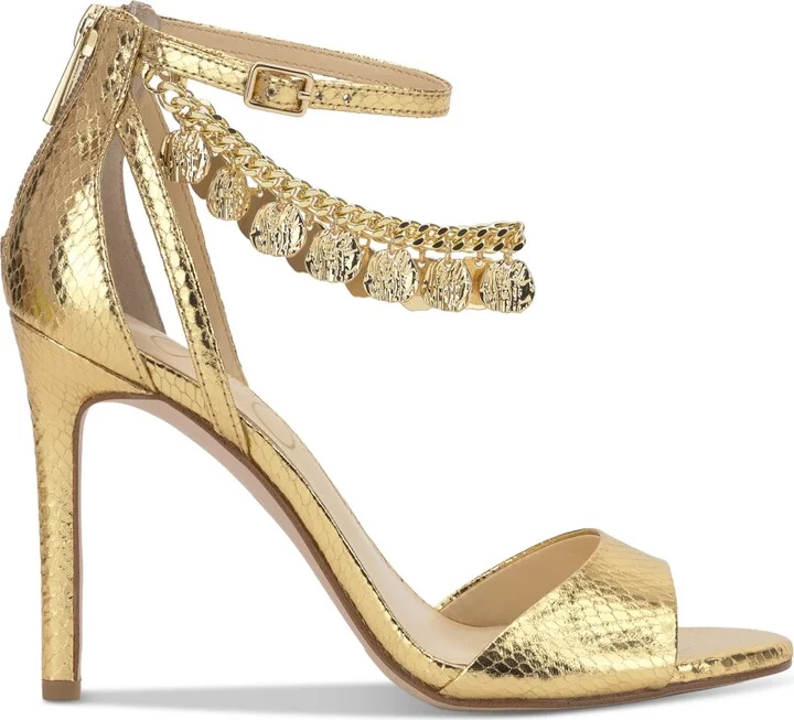 Jessica Simpson Women's Jetser Embellished Chain Dress Sandals - Image 10