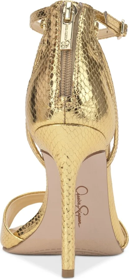 Jessica Simpson Women's Jetser Embellished Chain Dress Sandals - Image 11