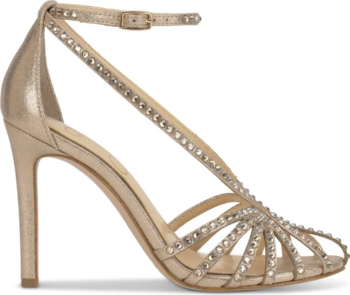 Jessica Simpson Women's Jittale Strappy Two-Piece Pumps - Image 6