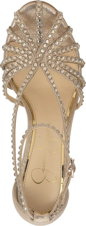 Jessica Simpson Women's Jittale Strappy Two-Piece Pumps - Image 8