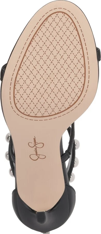 Jessica Simpson Women's Juniya T-Strap Studded Stiletto Sandals - Image 5