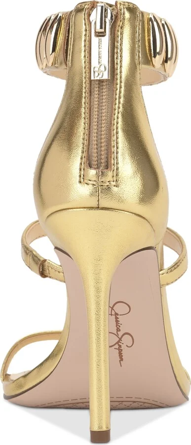 Jessica Simpson Women's Juniya T-Strap Studded Stiletto Sandals - Image 7