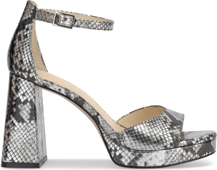 Jessica Simpson Women's Kaliah Ankle-Strap Block-Heel Dress Sandals - Image 2