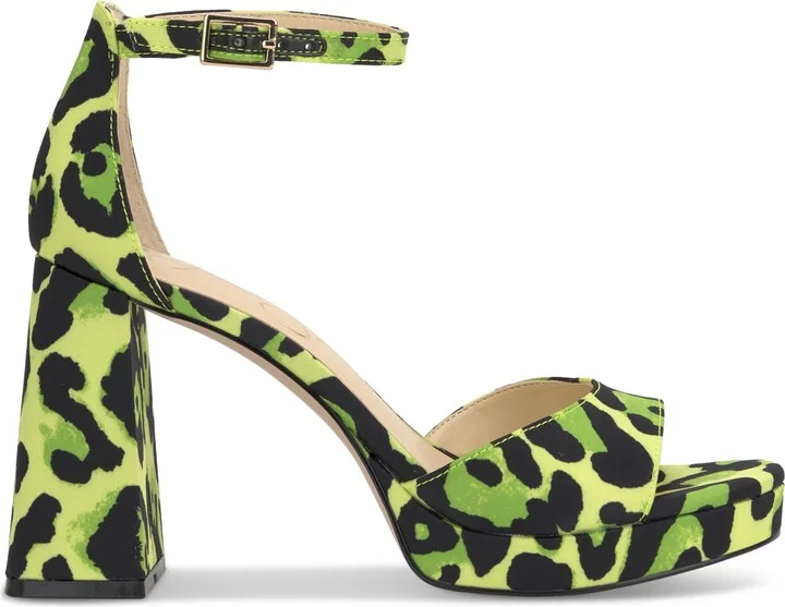 Jessica Simpson Women's Kaliah Ankle-Strap Block-Heel Dress Sandals - Image 6