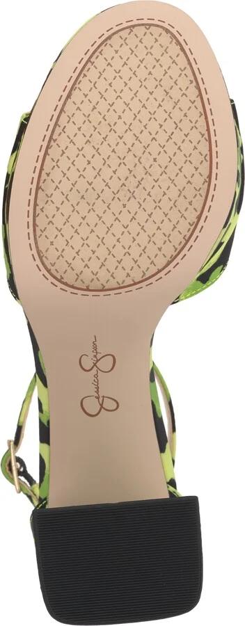 Jessica Simpson Women's Kaliah Ankle-Strap Block-Heel Dress Sandals - Image 9