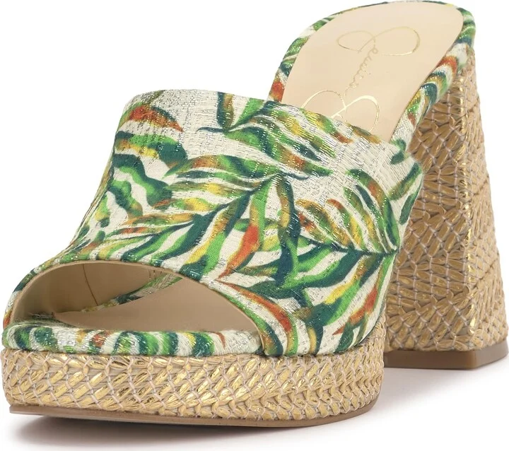 Green Multi Jungle Jacquard