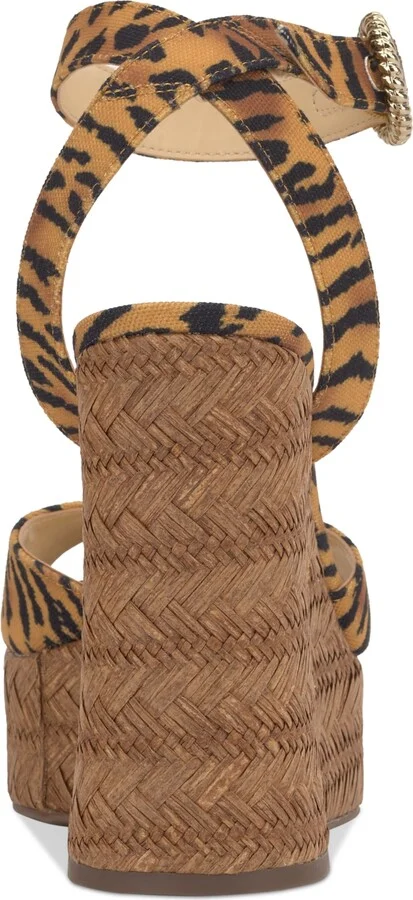 Jessica Simpson Women's Kamindi Ankle-Strap Platform Wedge Sandals - Image 3