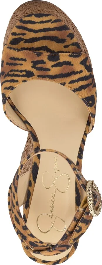 Jessica Simpson Women's Kamindi Ankle-Strap Platform Wedge Sandals - Image 4
