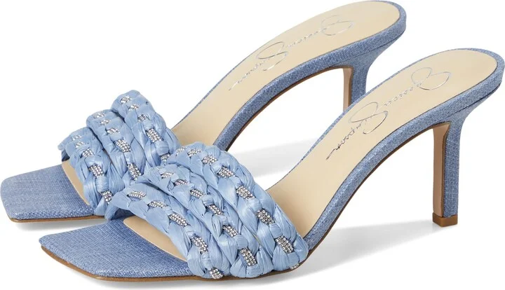 Jessica Simpson Women's Kasova Braided Heeled Sandals