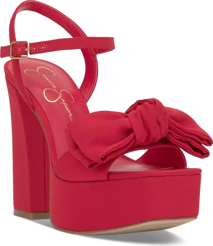Jessica Simpson Women's Lollien Bow Platform Sandals