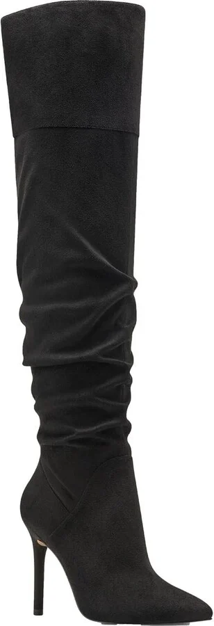 Jessica Simpson Women's Loury Stiletto Heeled Over-the-knee Boot Black Size 5