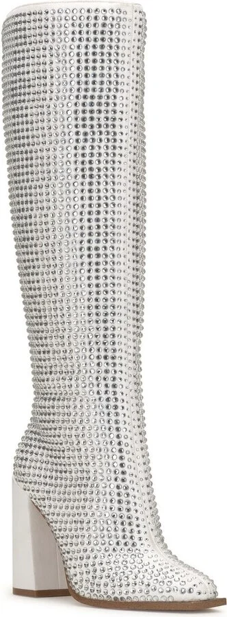 Jessica Simpson Women's Lovelly Embellished Over The Knee Boot High