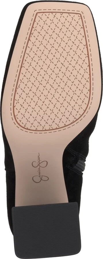 Jessica Simpson Women's Luminna Embellished Buckle Block-Heel Booties - Image 5