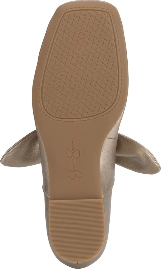 Jessica Simpson Women's Lysute Bow Knot Strap Ballet Flats - Image 9