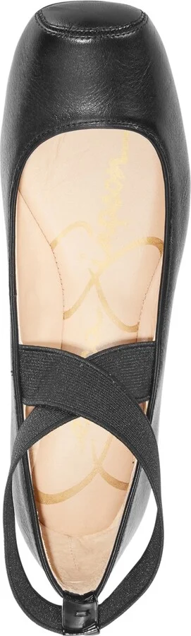 Jessica Simpson Women's Mandalaye Elastic Criss-Cross Ankle Strap Ballet Flats - Image 4