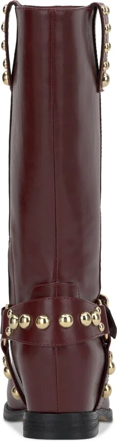 Jessica Simpson Women's Milley Studded Harness Moto Boots - Image 3