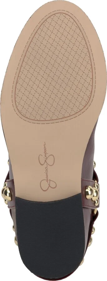 Jessica Simpson Women's Milley Studded Harness Moto Boots - Image 5