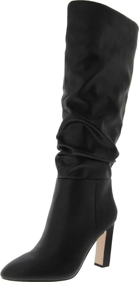 Jessica Simpson Womens Minerva Block Heel Knee-High Boots Black 6 Medium (B