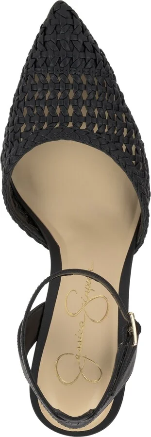 Jessica Simpson Women's Nariro Block-Heel Woven Pumps - Image 8